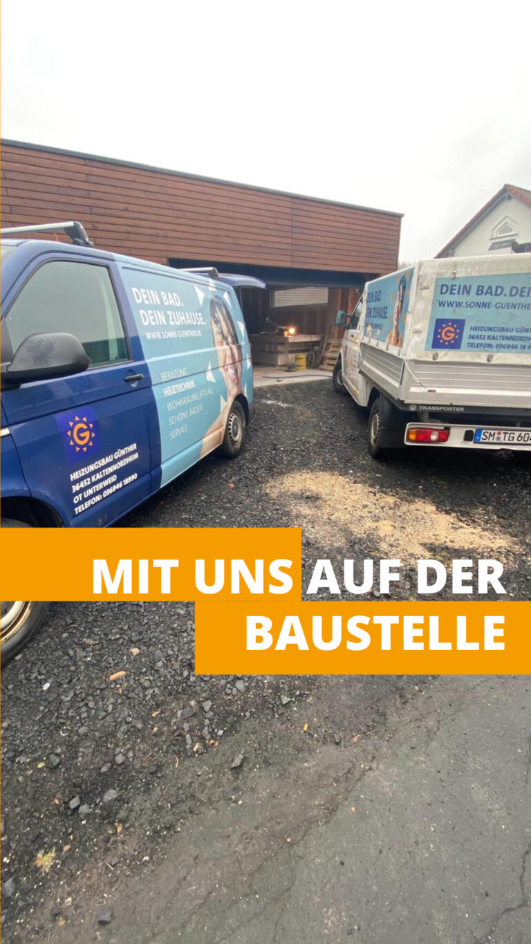 Mit uns auf der Baustelle